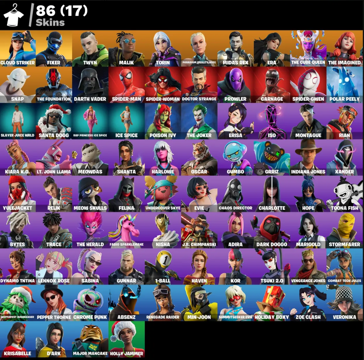 FN (ALL PLATFORMS) CHANGE MAIL 💎 86 skins (17 paid) | Full access | Warranty